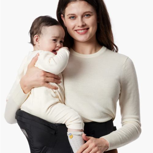 Baby Hip Seat Carrier: 3D Belly Protector & EVA Massage Board