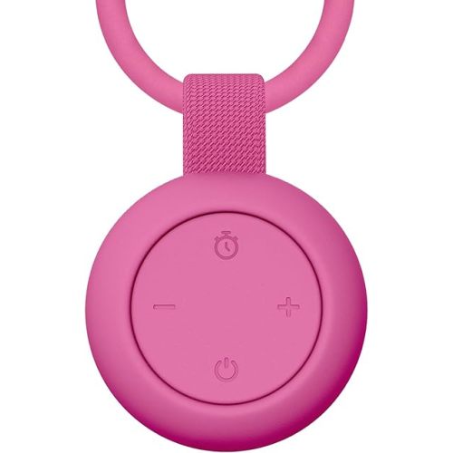 Portable Baby Sound Machine [White Noise for Babies Kids Adults][Sleep Soother][Timer Function][12 Soothing Sounds] 15 Hours Battery Life, Registry Gift,Shower,Clips on Baby Stroller.Rose