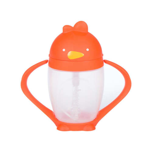 Lollacup - Weighted Straw Sippy Cup in Pink