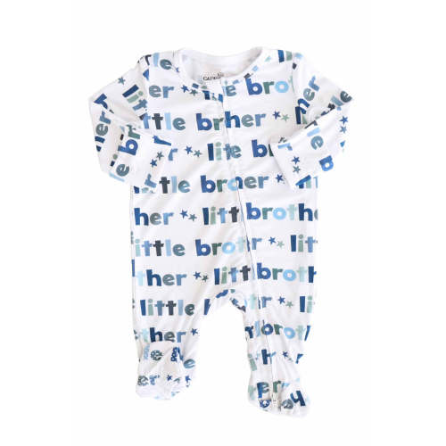 Little Brother Zipper Footie
