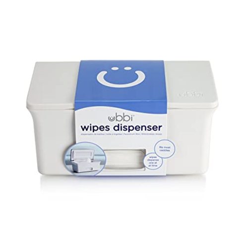 Ubbi Baby Wipes Dispenser (Color: White)