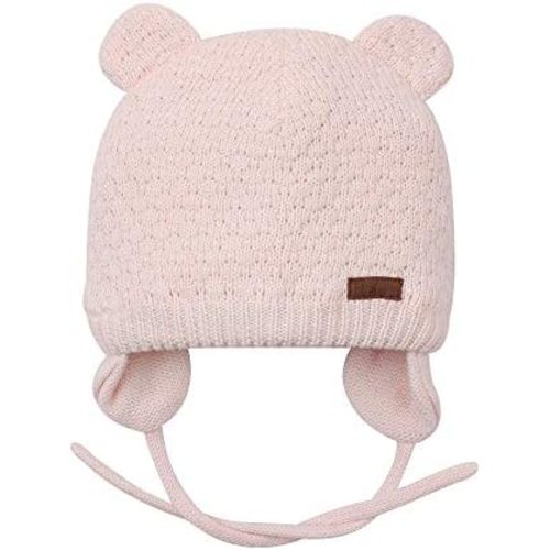 BAVST Baby Beanie Hat for Winter with Earfalp Cute Bear Kids Toddler Girls Boys Warm Knit Cap 0-2Years