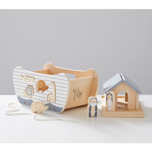 Noahs Ark Wooden Toy Set