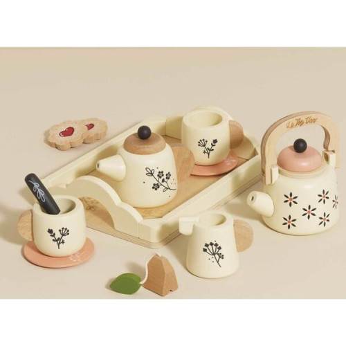 Wooden Tea Set and Tray - Le Toy Van | Maisonette