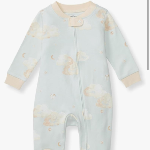 Burt's Bees Baby Sleep and Play Pjs, 100% Organic Cotton One-piece Zip Front Romper Jumpsuit Pajamas