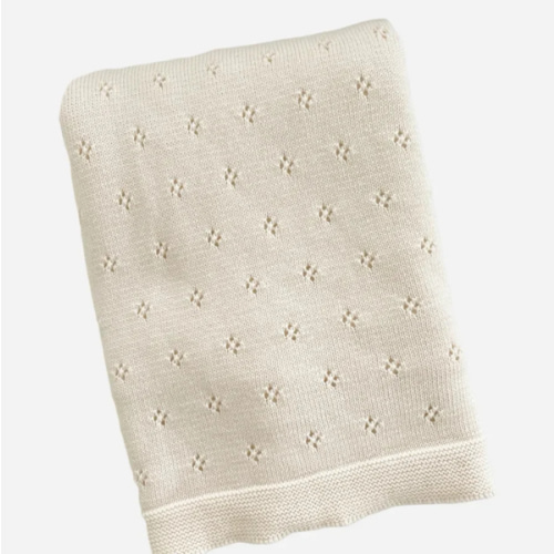 Organic Cotton Heirloom Pique Blanket