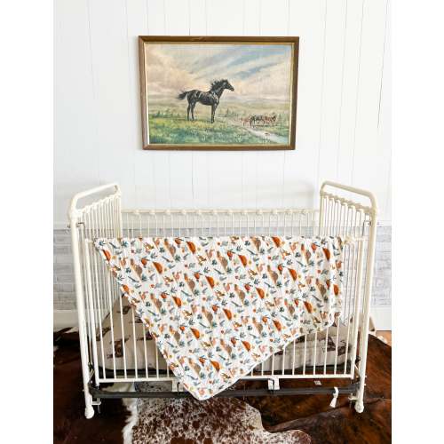 Texas Armadillo Bamboo Blanket
