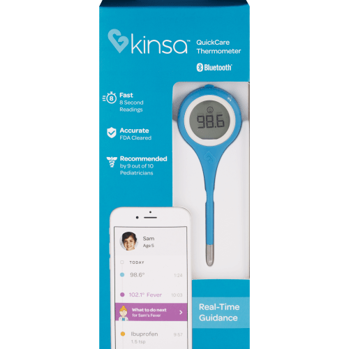 Kinsa QuickCare Smart Digital Thermometer for All Ages