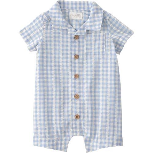 little planet by carter's unisex-baby Waffle Knit Button-Front Jumpsuit made with Organic Cotton