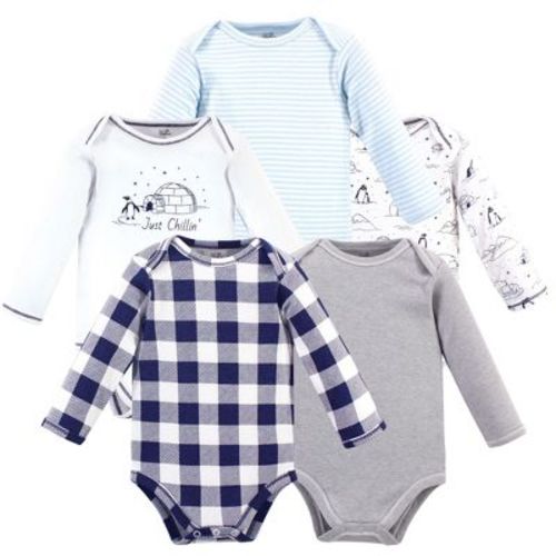Luvable Friends Touched by Nature Long-Sleeve Bodysuits 5pk