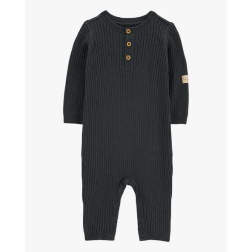 Baby Button-Down Sweater Jumpsuit - Size 3M or 6M