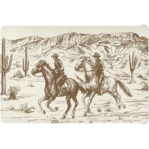 Baby Crib Sheet American Wild West Desert Crib Mattress for Boys and Girls Cowboys Playard Sheet Soft Breathable Fitted Baby Mattress Cover 52x28in