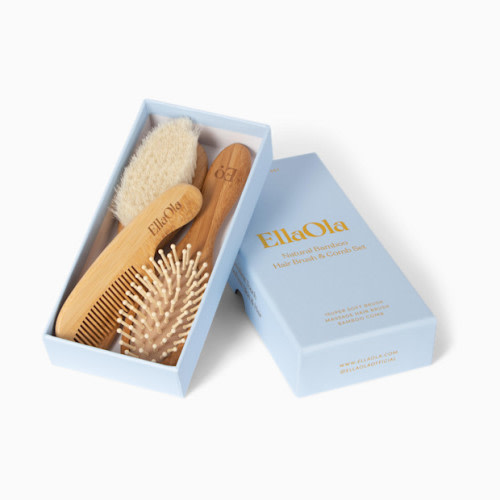 3-Piece Bamboo Brush & Comb Set