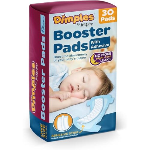 Inspire Dimples Booster Pads - No More leaks 30 Count
