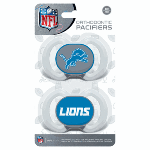 Detroit Lions Pacifier 2-Pack - Baby Gifts