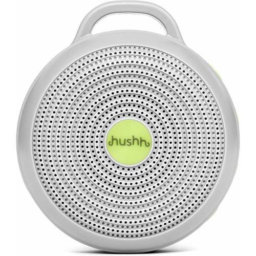 Marpac Hushh Portable White Noise Machine for Baby | 3 Soothing, Natural Sounds with Volume Control Baby-Safe Clip & Child Lock, Gray, 3.7 ounces - Hushh 1-Pack
