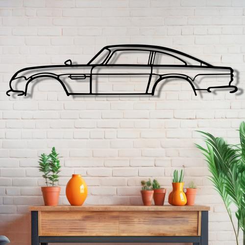 Aston Martin Db5 Metal Wall Art, Car Garage Wall Sign, DB5 Automobile Decor, Car Lovers Men Gift