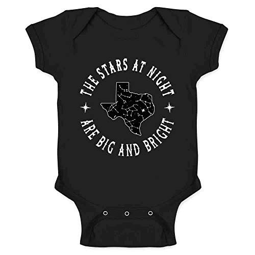 Pop Threads Texas Stars at Night are Big and Bright Song Baby Toddler Kids Girl Boy T-Shirt