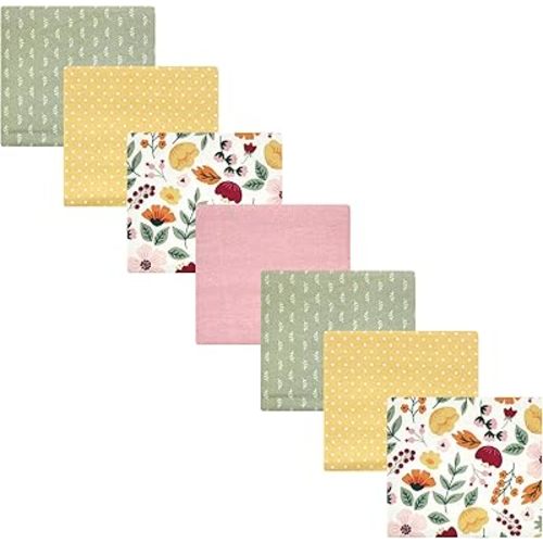 Hudson Baby Unisex Baby Cotton Flannel Receiving Blankets Bundle, Vintage Cars, One Size