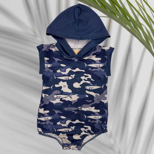 Ahi Shaka Hooded Onesie