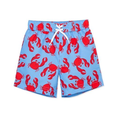 Little Me Clothes for Baby Boys' Swimsuit Trunks, 6 Months - 4 Toddler