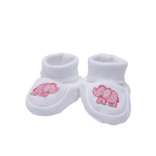 Embroidered Baby Booties | Over The Moon