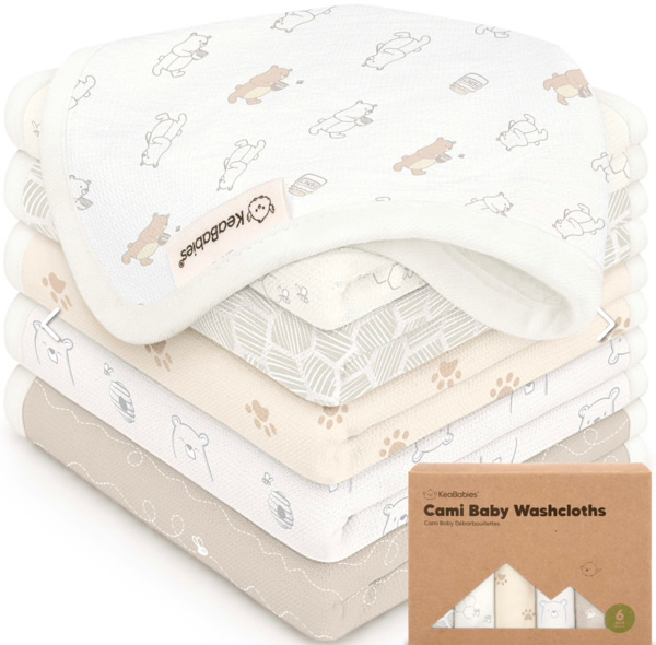 6-Pack Cami Baby Washcloths