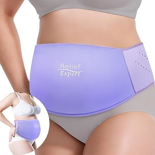 Relief Expert C Section Ice Pack for Post-Op, Belly Binder C Section Recovery Must Haves, Gel Ice Packs for C Section Pain Relief After Abdominal Surgery with Hot&Cold Therapy, Incision Protector