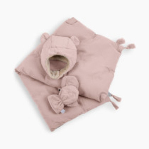 7AM Enfant Mitten, Hat and Blanket Set - Cameo, 6-12 M