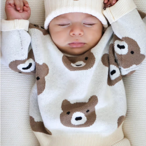 Little Bear Jacquard Sweater