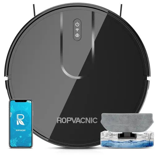 Ropvacnic Robot Vacuum Cleaner and Mop Combo with 4000Pa Suction, Self-Charging, Advanced Obstacle Avoidance