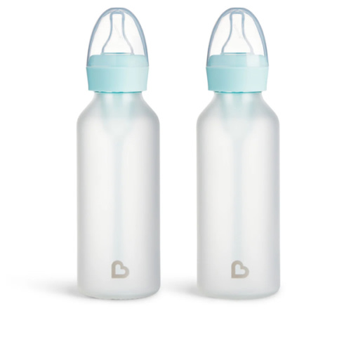 Bond™ Silicone Glass Bottle 4oz or 8oz, 2pk | Munchkin