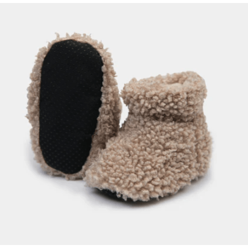 Baby Booties - Teddy | 0-6 Months