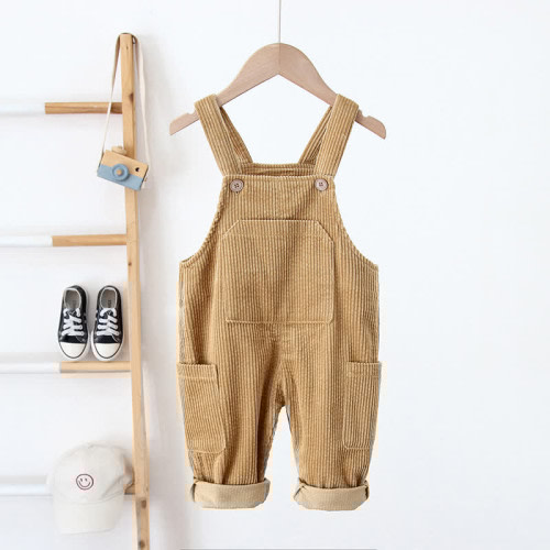 Baby Retro Corduroy Loose Suspender
