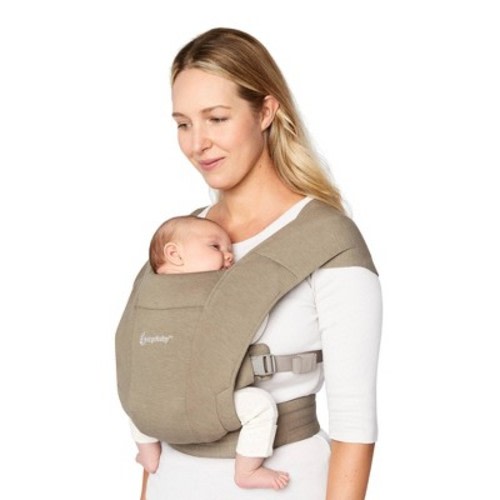 Ergobaby Embrace Cozy Knit Newborn Carrier for Babies, Color: Olive