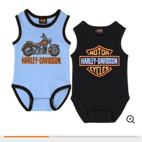 Infant Boys 2 Pack Rib Bodysuits | Harley-Davidson USA