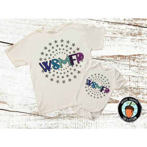 WideSpread Mother Effin Panic WSMFP Baby ONESIE ® by Gerber® Bodysuit Kids Toddler Tee Tshirt Tie Dye Hippie Clothes Hippy Parents