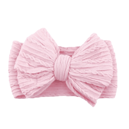 Cable Bow, Ballerina Pink