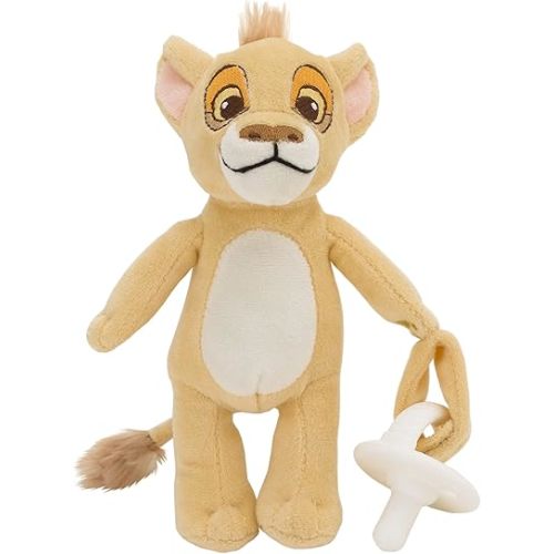 Disney Lion King Simba Tan Super Soft Plush Pacifier Buddy