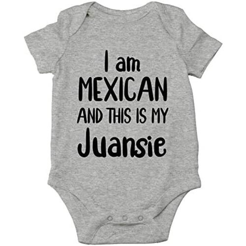 CBTwear I Am Mexican And This Is My Juansie Baby Bodysuit Funny Infant Outfit Unisex Humor Clothes
