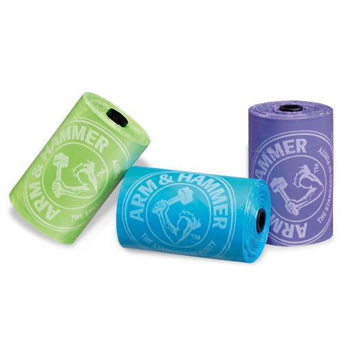 Munchkin Arm and Hammer Diaper Bag Refill, 36 Lavender Scented Deodorizer Bags Infused with Baking Soda