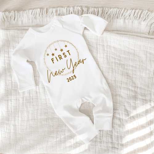 Baby First New Year, First New Years, Baby New Years Outfit, New Year New Baby, 2025 Baby Outfit, Happy New Year Outfit for Baby
