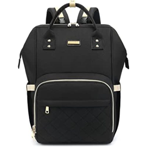 Diaper Bag Backpack for Baby Girls Boys,Moms, Dads, Baby Nappy Changing Bag with Insulated Pockets,Multi-functional Waterproof Backpack with Stroller straps-Black