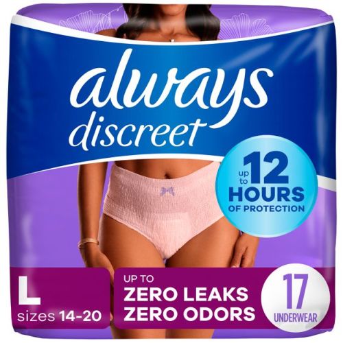 Always Discreet Adult Postpartum Incontinence Underwear For Women - Maximum Protection - S/m - 32ct : Target
