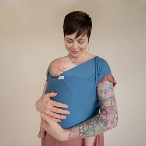 Sky Baby Wrap Carrier | hope&plum Baby Carriers | Newborn | Long