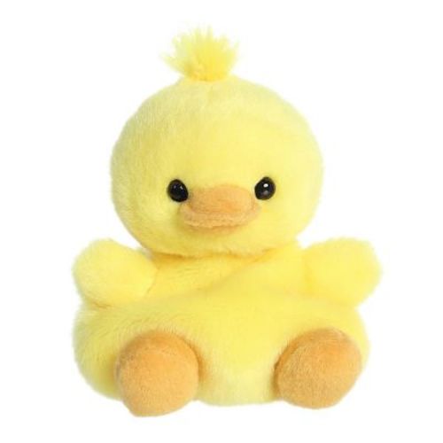 Aurora Mini Darling Duck Palm Pals Adorable Stuffed Animal Yellow 5"