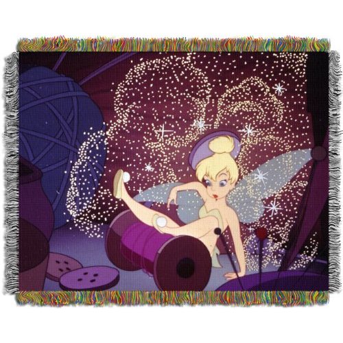Northwest Disney, Tinkerbell, Clumsy Nonmet 48-Inch-by-60-Inch Acrylic Tapestry Throw by The Northwest Company