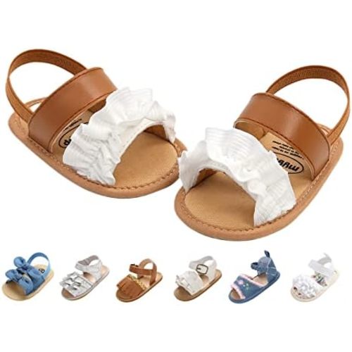 Baby Girls Sandals Summer Shoes Outdoor First Walker Toddler Girls Shoes for Summer