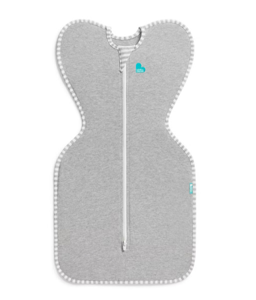 Love to Dream Swaddle UP, Baby Sleep Sack, Self-Soothing Swaddles for Newborns, Improves Sleep, Snug Fit Helps Calm Startle Reflex, New Born Essentials for Baby, Small 8-13lbs, Gray