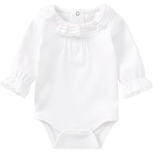 pureborn Baby Girls Boys Bodysuit Super Soft Cotton Romper 0-24 Months